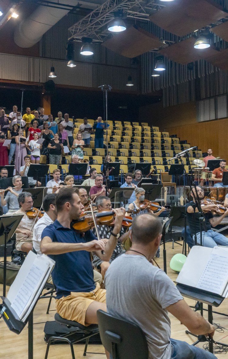 La Orquesta Filarmónica de Gran Canaria graba el Himno de Artenara