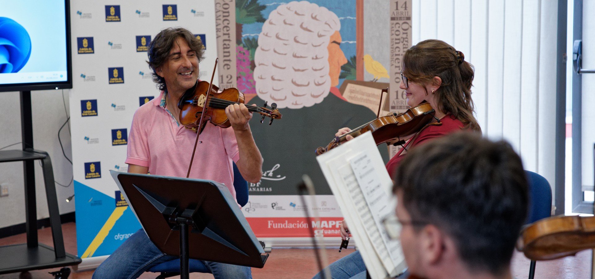 Canarias celebra el ‘I Encuentro de la Joven Orquesta de Gran Canaria y la Joven Orquesta del IBF. Playing Together’