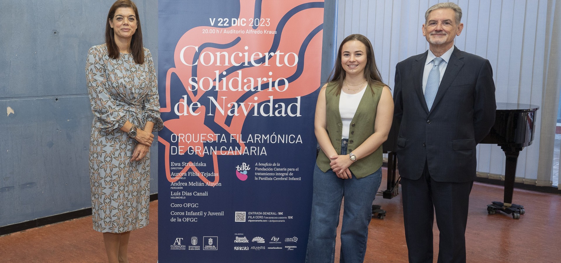 La Orquesta Filarmónica de Gran Canaria celebra el Concierto Solidario de Navidad del Cabildo de Gran Canaria y la Fundación DISA