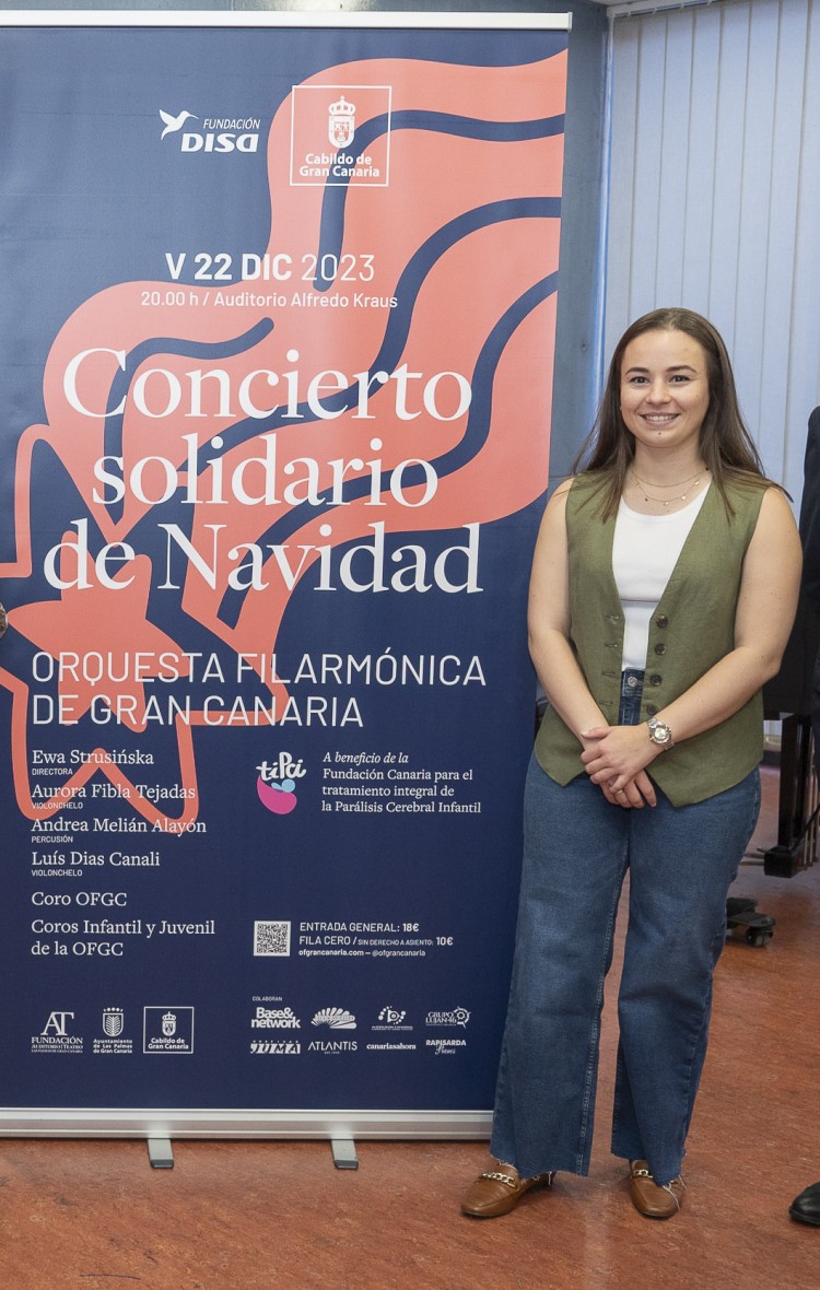 La Orquesta Filarmónica de Gran Canaria celebra el Concierto Solidario de Navidad del Cabildo de Gran Canaria y la Fundación DISA