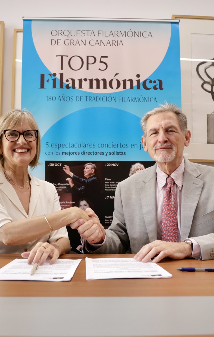La Orquesta Filarmónica de Gran Canaria lanza el nuevo ciclo TOP 5 Filarmónica en colaboración con la Sociedad Filarmónica de Las Palmas de Gran Canaria