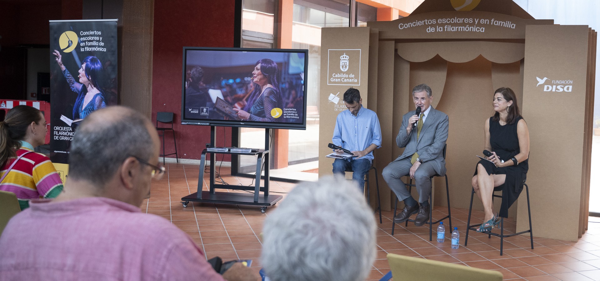 La Fundación OFGC y la Fundación DISA presentan la temporada 25/26 de los Conciertos Escolares y en Familia de la Orquesta Filarmónica de Gran Canaria