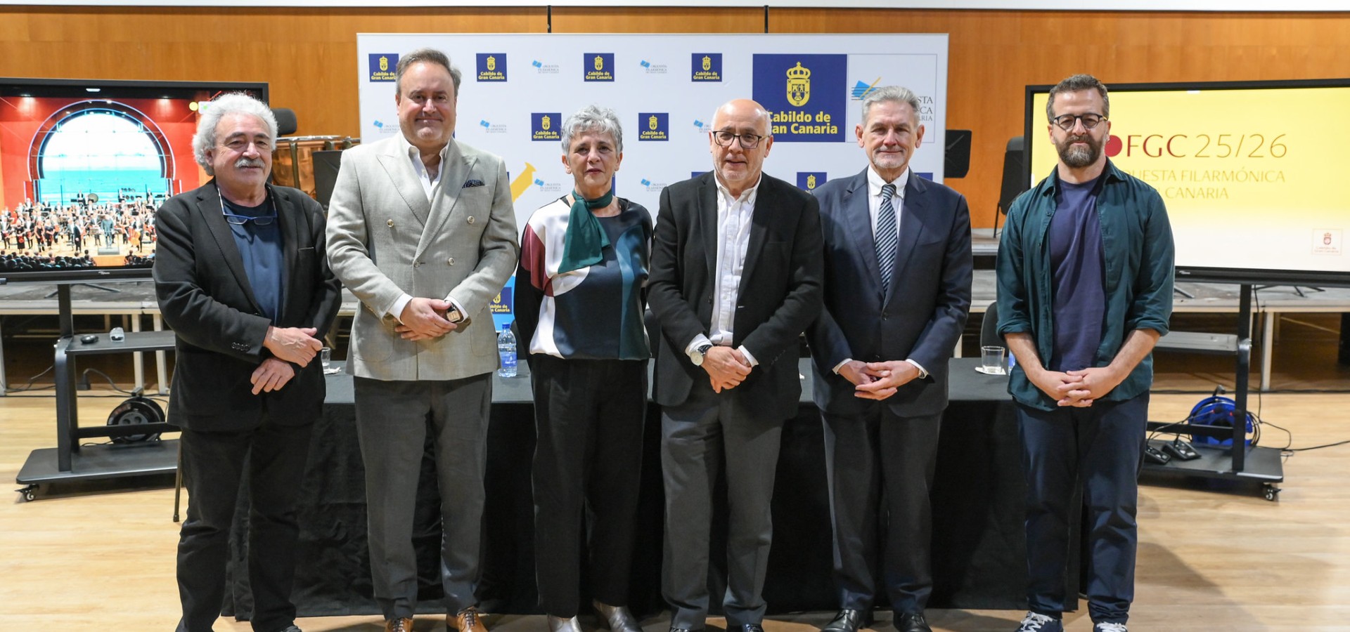 El Cabildo presenta la renovación de la dirección de la Orquesta Filarmónica de Gran Canaria con una nueva gerencia y coordinación artística