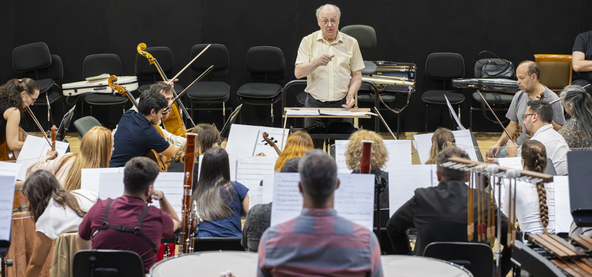 La Orquesta Filarmónica de Gran Canaria ensaya la Misa presidida por el papa León XIV